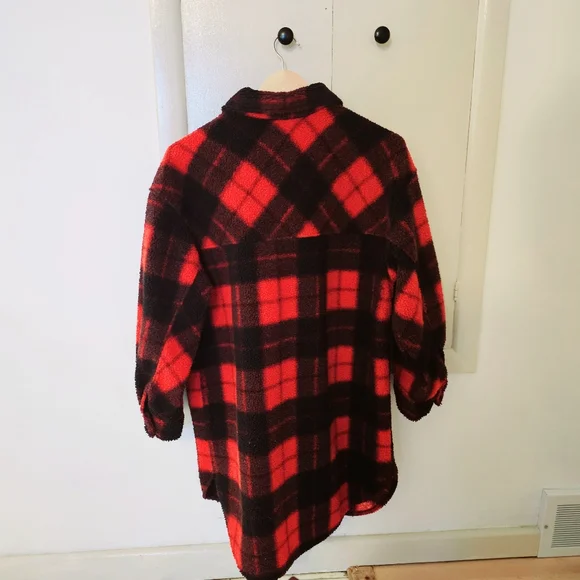 H&M plaid long shacket - Picture 5 of 7